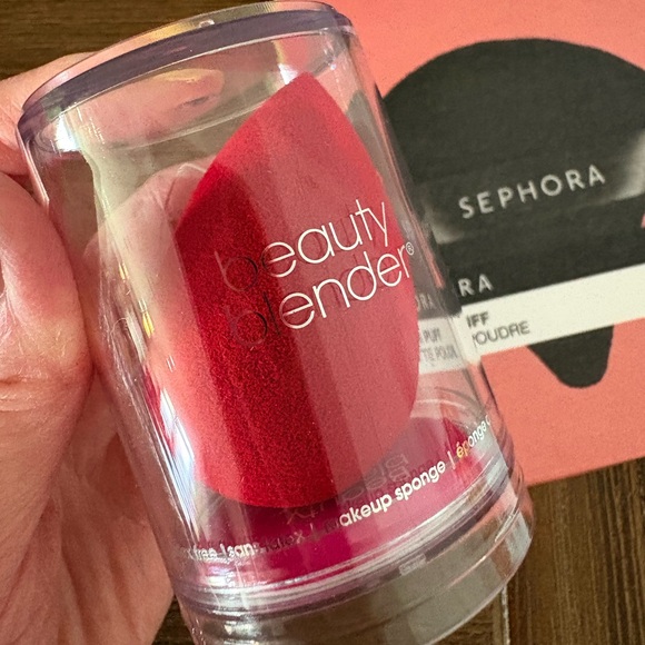Sephora Powder Puff and Beauty Blender Makeup Sponge Bundle - Picture 2 of 9